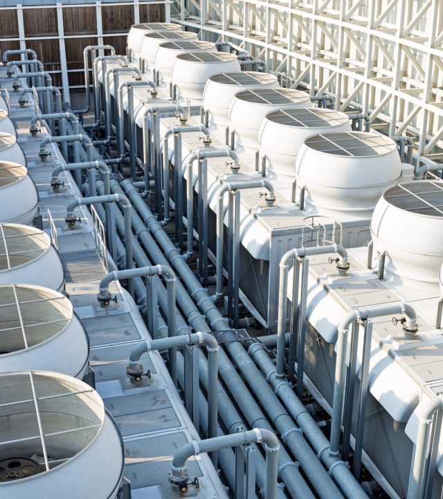 Air conditioning systems on roof top